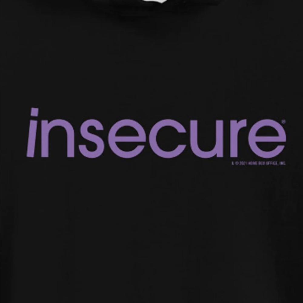 Insecure Logo Fleece Hooded Sweatshirt